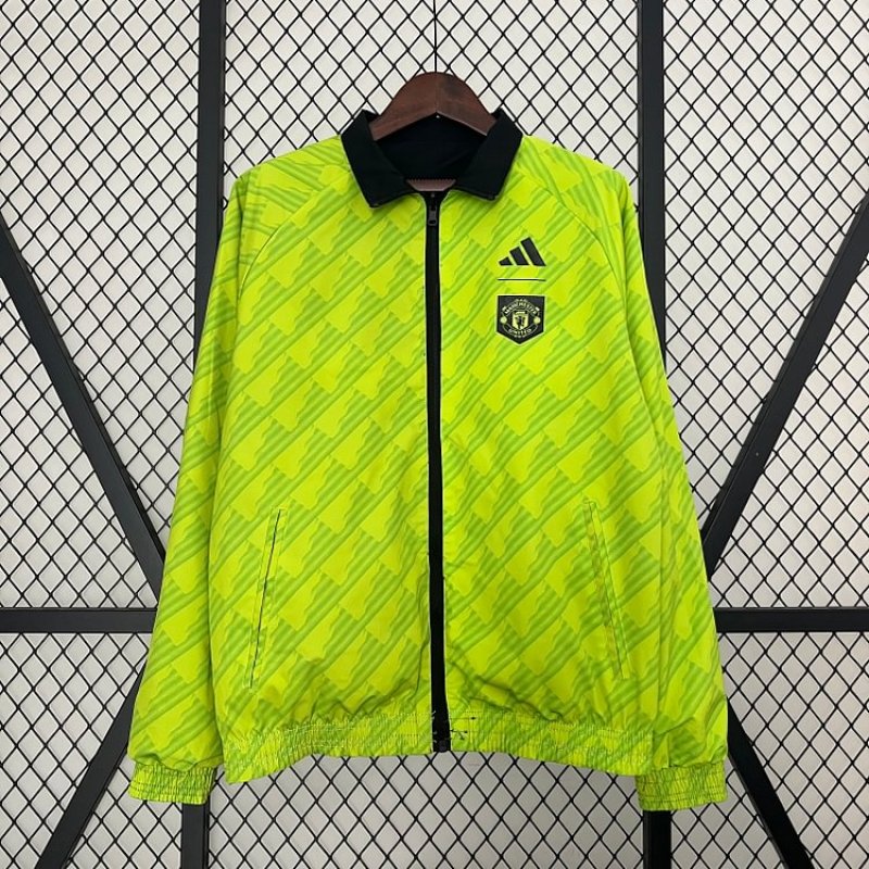 24/25 Manchester United Reversible Windbreaker Soccer Jersey
