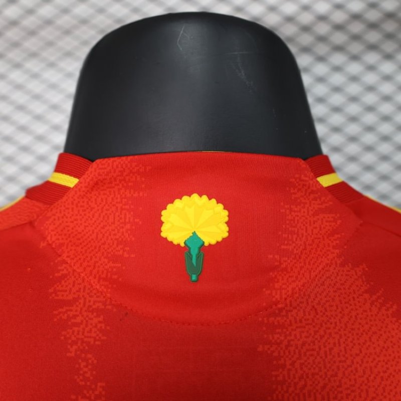 Player Spain Home Kit 24/25 Euro Cup 2024 Football Jersey