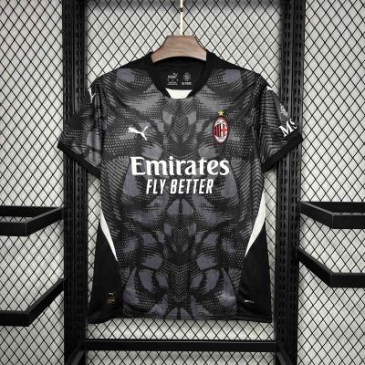 2024/2025 AC Milan Goalkeeper Black Football Jersey