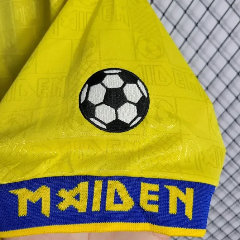 2008 Retro West Ham United Yellow Football Shirt