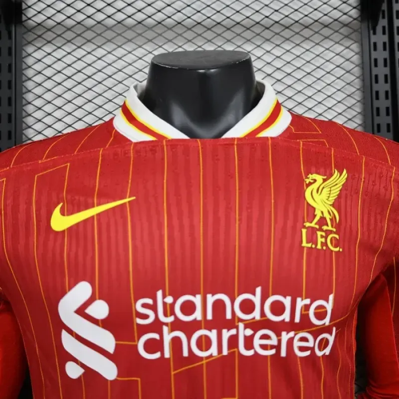 Liverpool 24/25 Home Long Sleeve Football Shirt