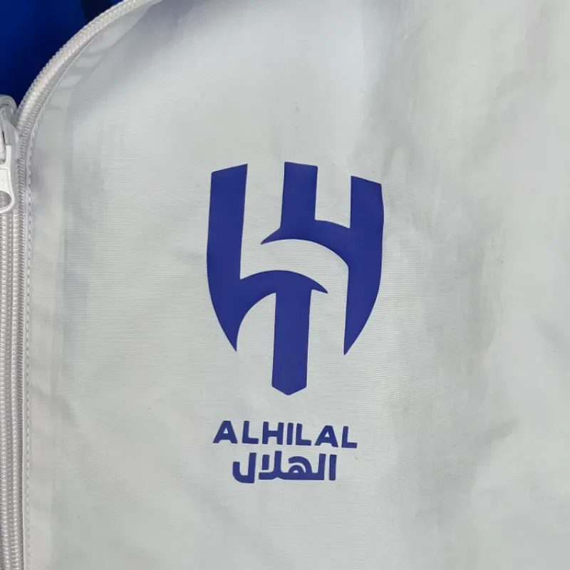 2023/2024 Al-Nassr Reversible WindbreakerWhite-BlueSoccer Jersey 1:1 Thai Quality
