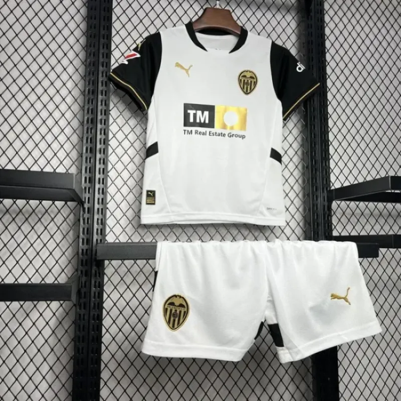 Kids  2024/2025 Valencia Home Football Shirt