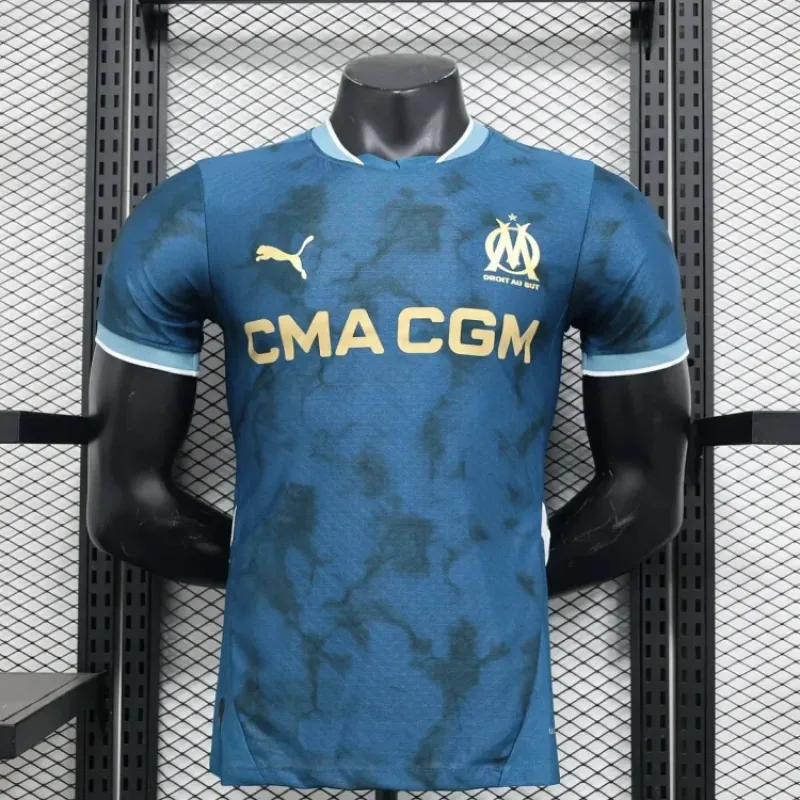 2023/2024 Player Version Olympique de Marseille Away Football Jersey