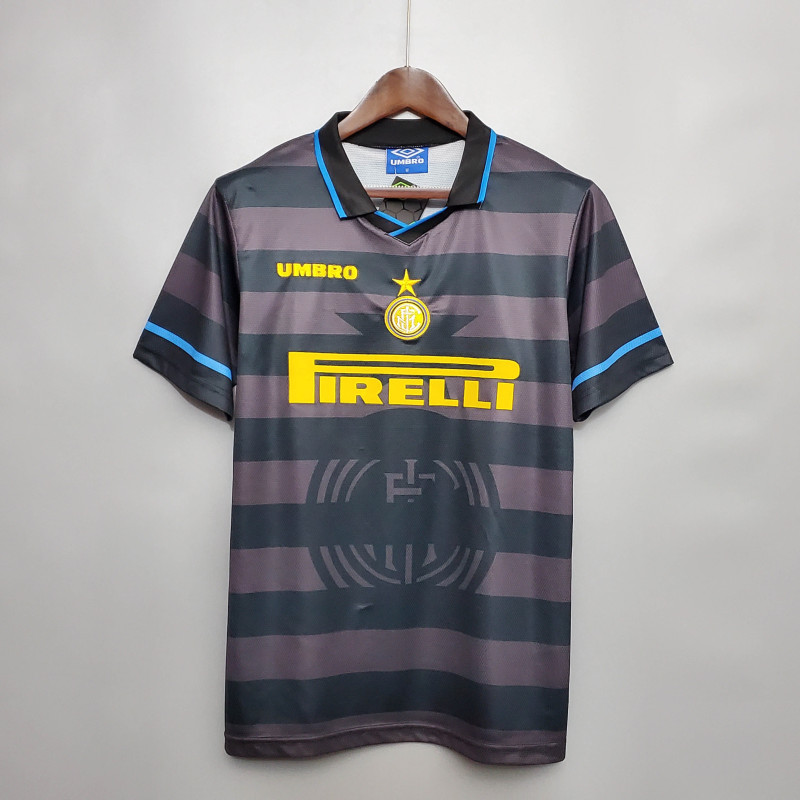 1997/1998 Retro Internazionale Milan third Football Jersey 1:1 Thai Quality