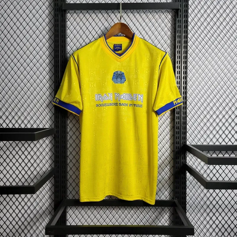 2008 Retro West Ham United Yellow Football Shirt