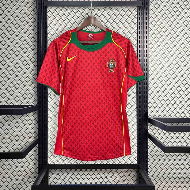 Nike Portugal Euro 2004 Remake Retro Portugal Home Football Shirt