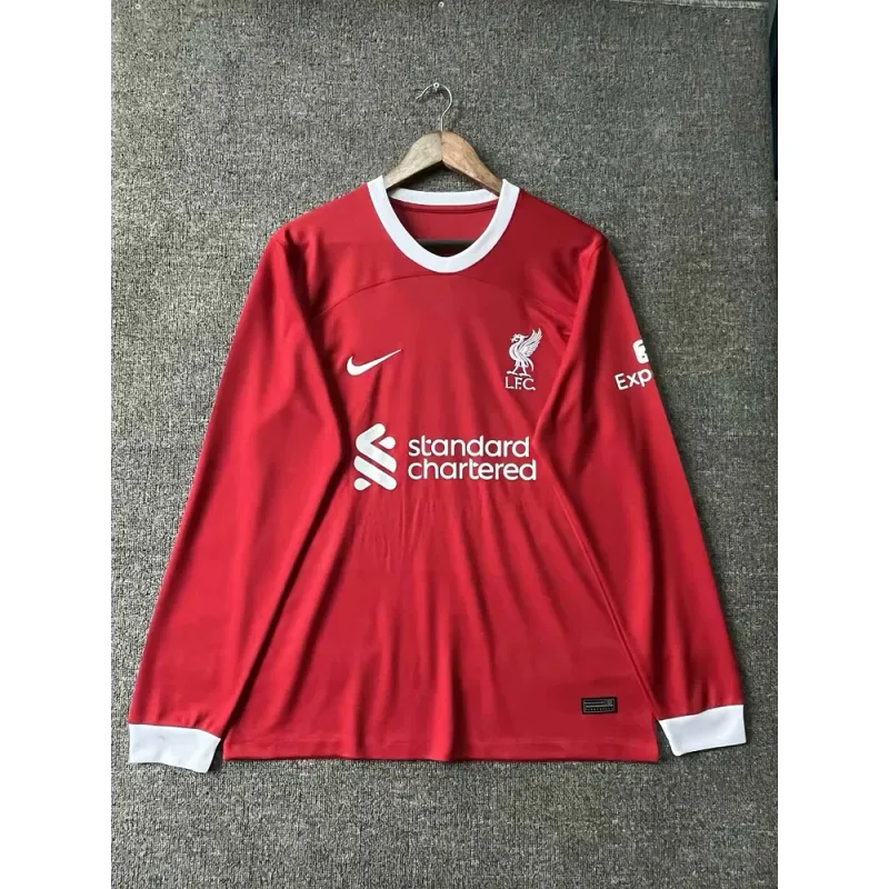 2023/2024 Long Sleeve Liverpool Home Football Shirt 1:1 Thai Quality