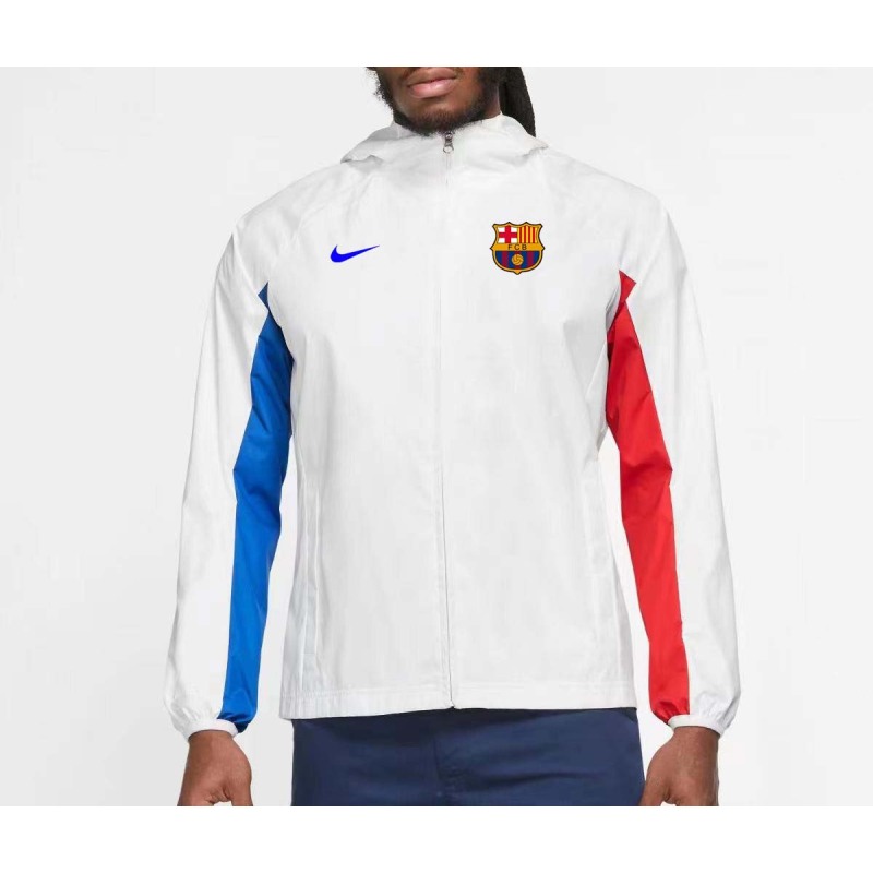 2023/2024 Barcelona Jersey Windbreaker White