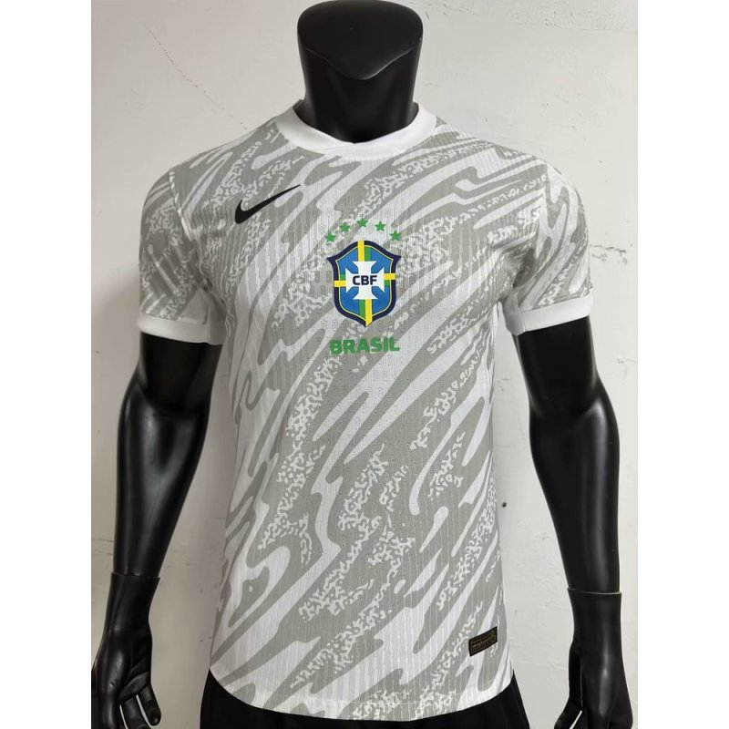 24/25 Brazil White Special Edition Player Football Jersey