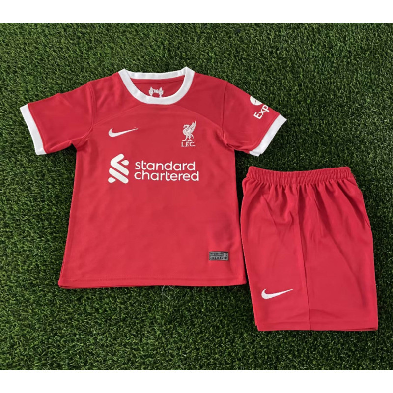 2023/2024 Liverpool Home Soccer Jersey 1:1 Thai Quality Kids Size