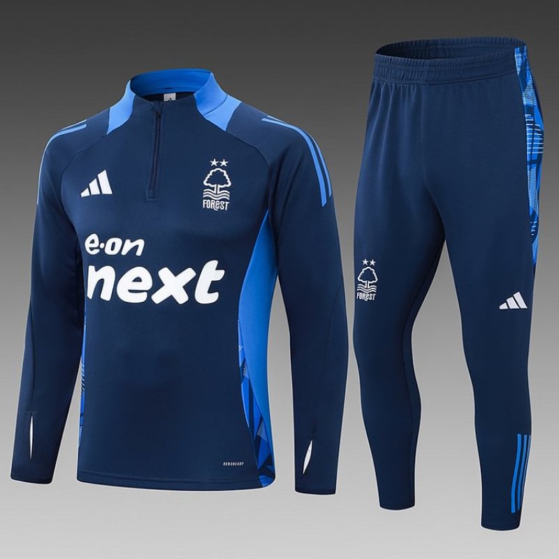 Nottingham Forest 24/25 Royal Blue Half-Draw Training Suit
