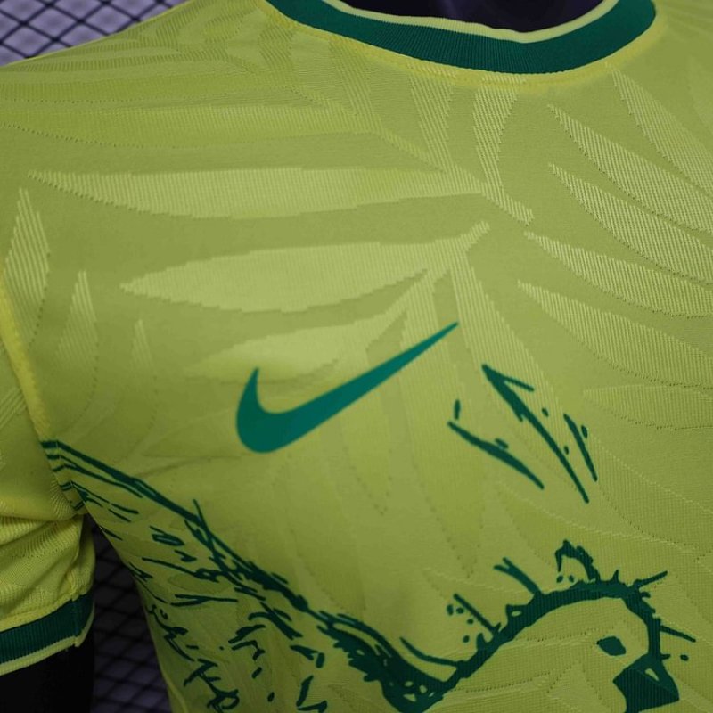 24/25 Brazil yellow BirdSpecial Edition Player Football Jersey