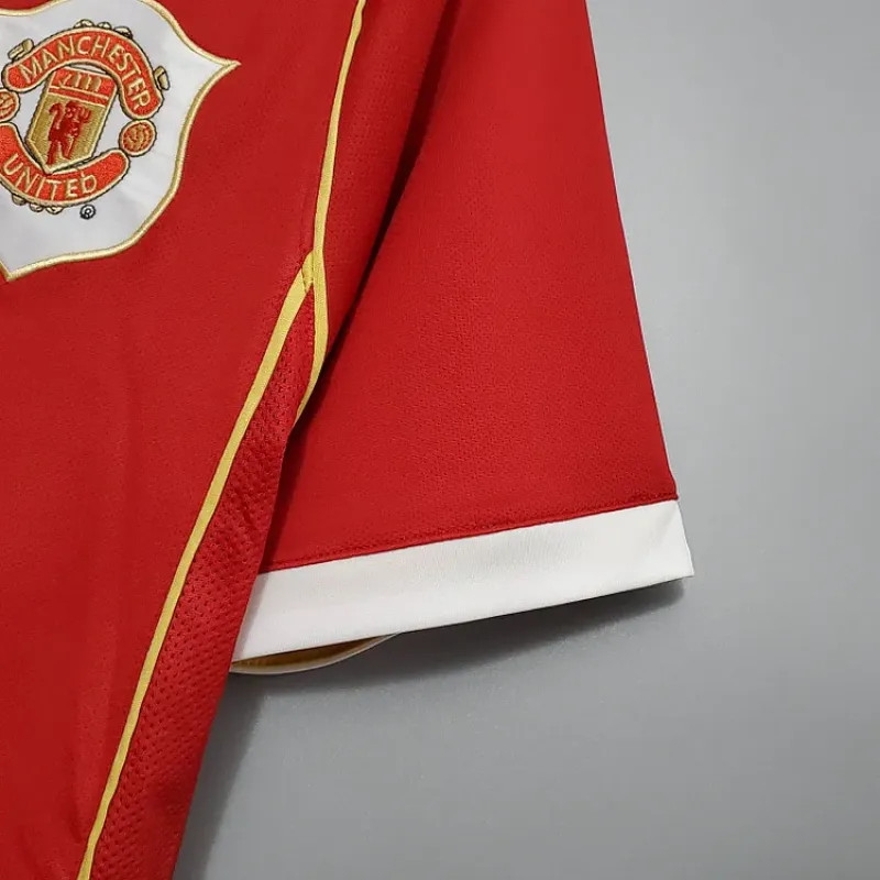 2006/2007 Retro Manchester United Home Football Shirt 1:1 Thai Quality
