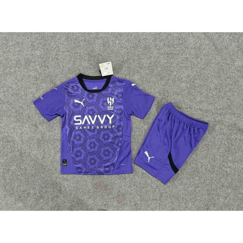 24/25 Al-Hilal Saudi Third Football Shirt Kids Size
