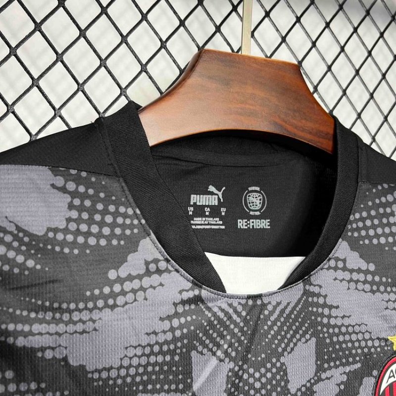 2024/2025 AC Milan Goalkeeper Black Football Jersey