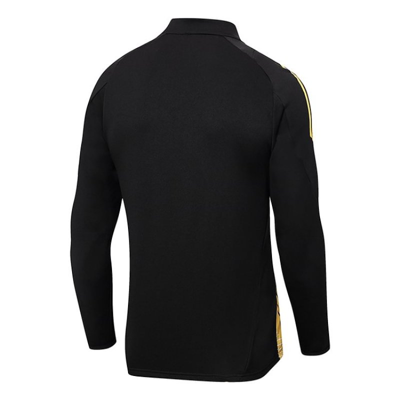24/25 Real Madrid half-pulled training suit Black Jersey