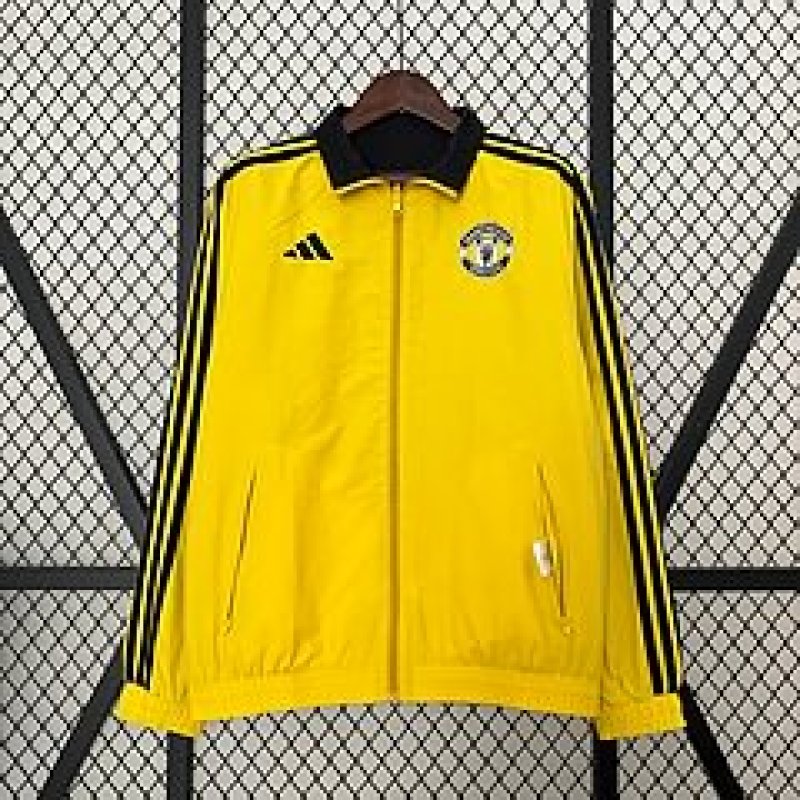 24/25 Manchester United Reversible Windbreaker Soccer Jersey