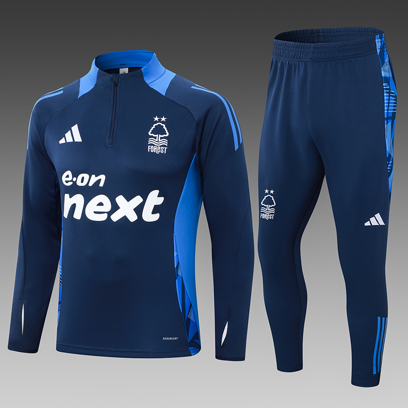 Nottingham Forest 24/25 Royal Blue Half-Draw Training Suit