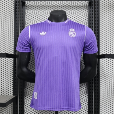 Player Version Real Madrid 2025 Retro Football Jersey