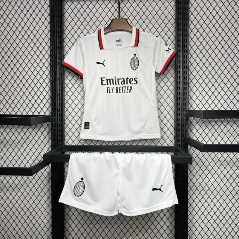 Kids AC Milan Away Jersey 24/25 Football Kit