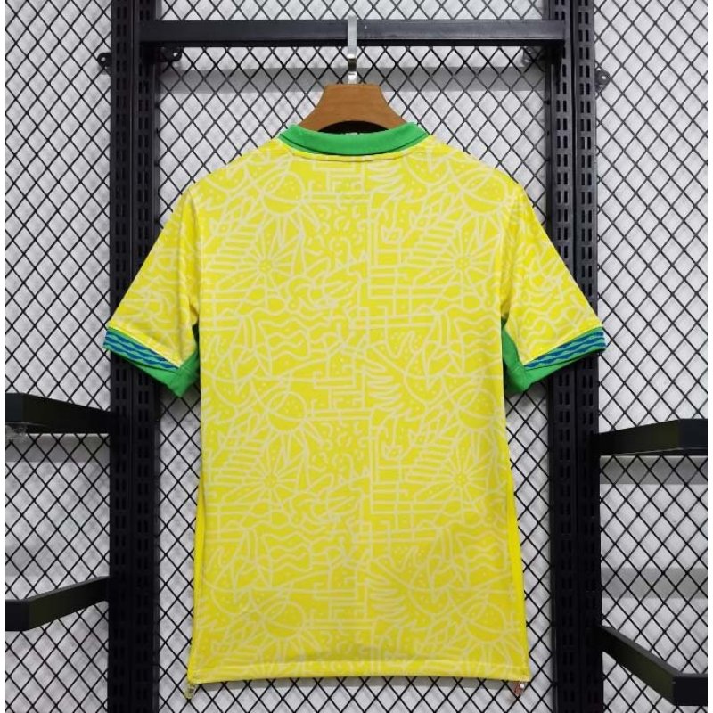 2024 Brazil Home Football Shirt 1:1 Thai Quality