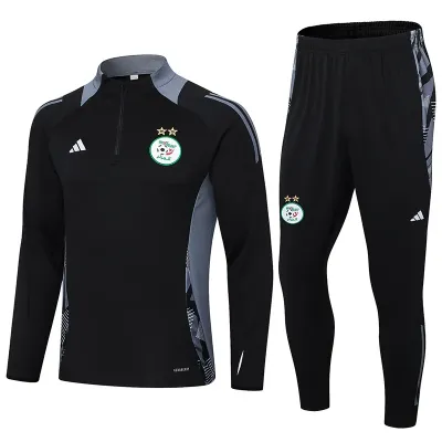 2024-25 Black Algeria Football Half Pull Training Suit