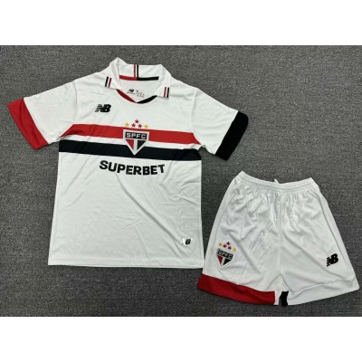 2024/2025 São Paulo Home Jersey 1:1 Thai Quality Kids Size