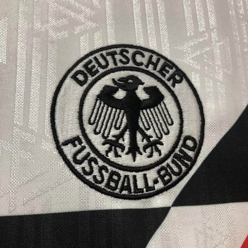 1990 Retro Germany Home Soccer Jersey