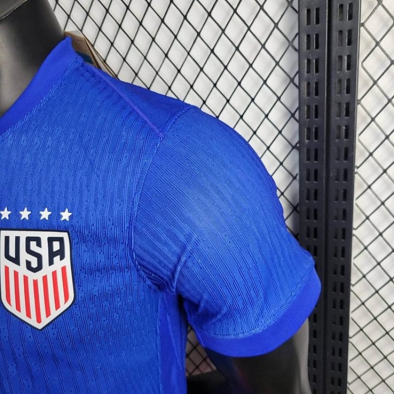 Player USA Away Kit 24/25 Copa America 2024 Football Jersey