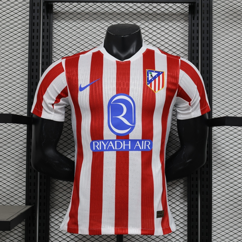 Player Version Atletico Madrid 25/26 Home Football Jersey
