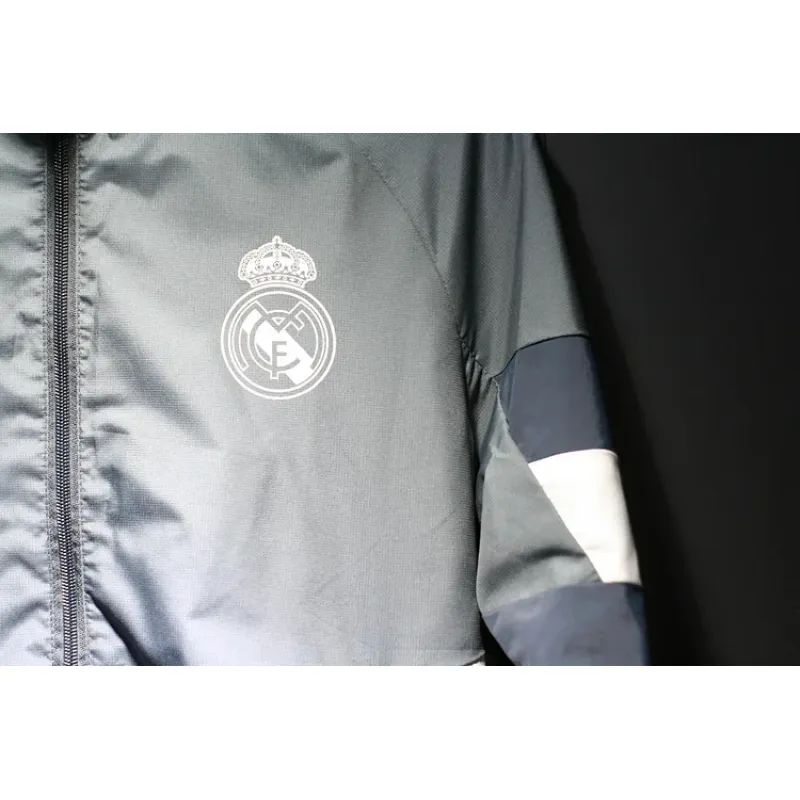 2024/2025 Real Madrid Grey Windbreaker
