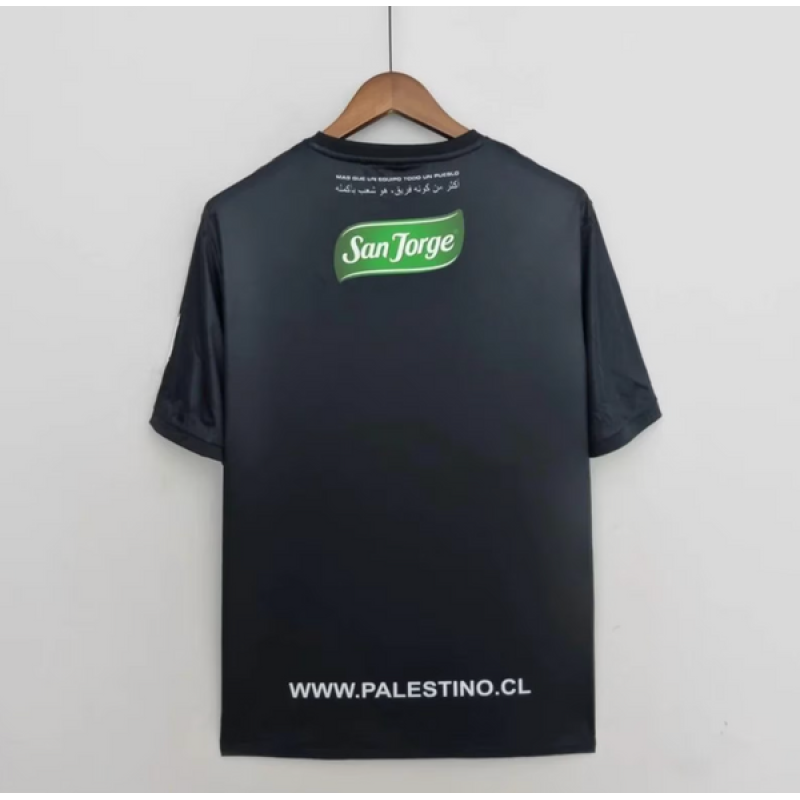 Palestino 2022-2023 Away Kit Black