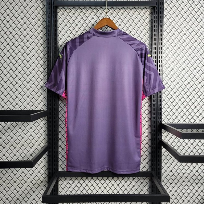 2023/2024 Manchester City Goalkeeper Purple Football Shirt 1:1 Thai Quality