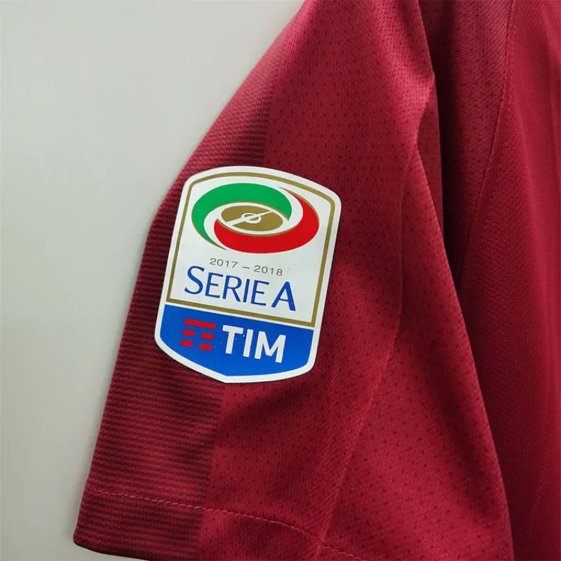 2017/18 Roma Retro Home Football Jersey