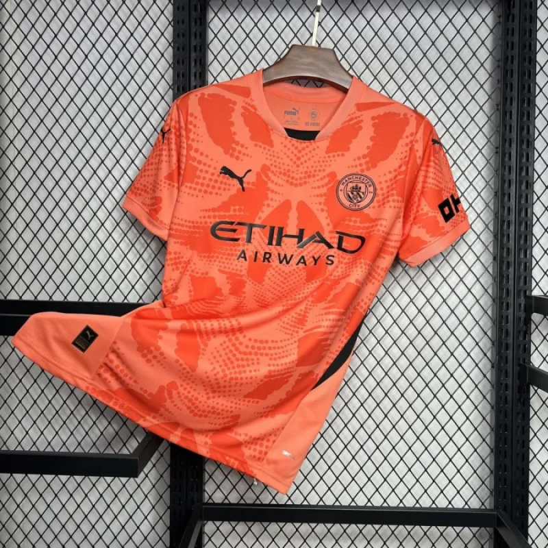 Manchester City Orange Jersey 24/25 Football Jersey