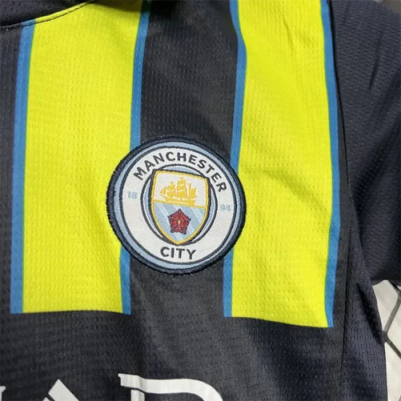 Kids Manchester City Away Jersey 24/25 Football Kit
