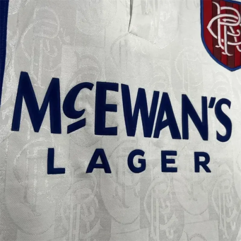 Retro Rangers Away Kit 1996 1997 Football Jersey