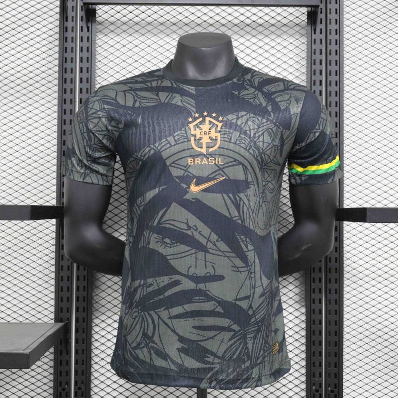 24/25 Brazil Dark Green Special Edition Player Football Jersey