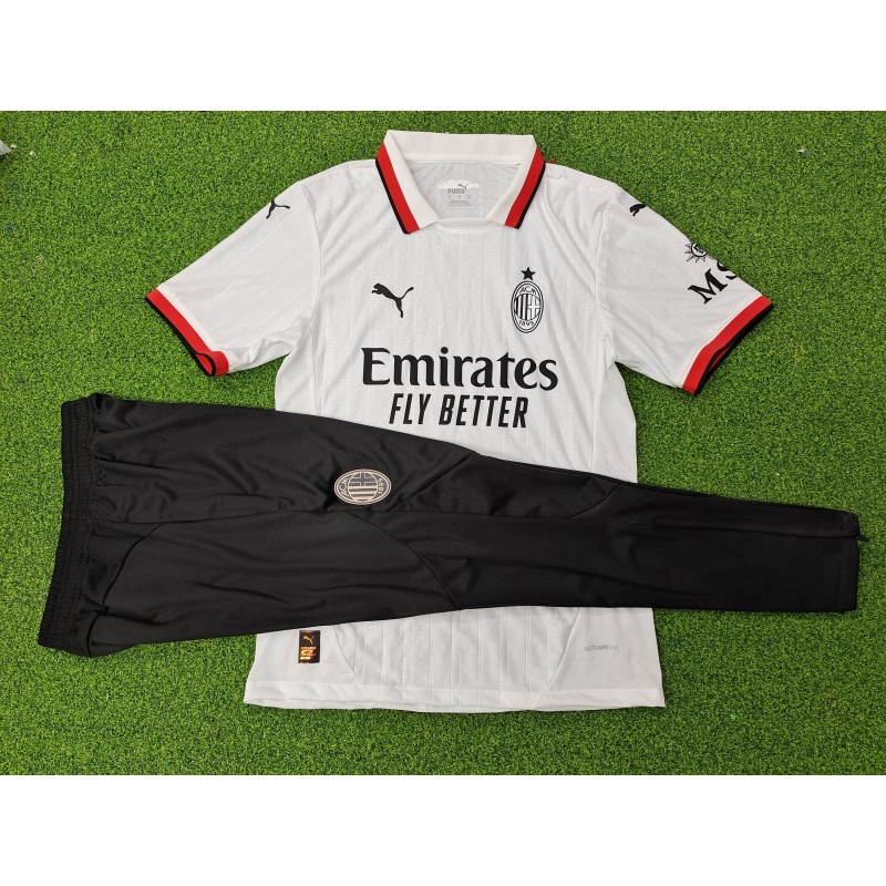 Adult Set 2024-2025 AC Milan Away Tracksuit1:1 Thai Quality Set