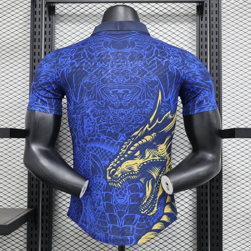 2024-2025 Real Madrid Special Edition Player's Edition Blue Jersey 1:1 Thailand Quality