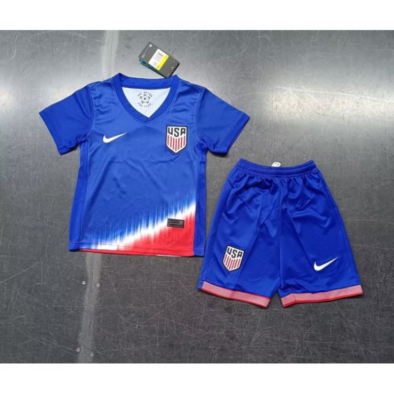 Kids USA Away Kit 24/25 Copa America 2024 Football Jersey