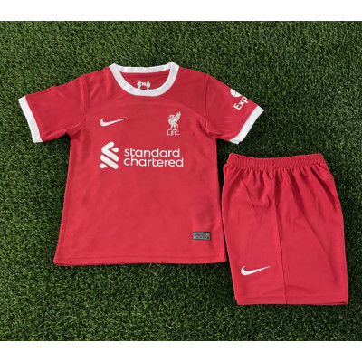 2023/2024 Liverpool Home Soccer Jersey 1:1 Thai Quality Kids Size