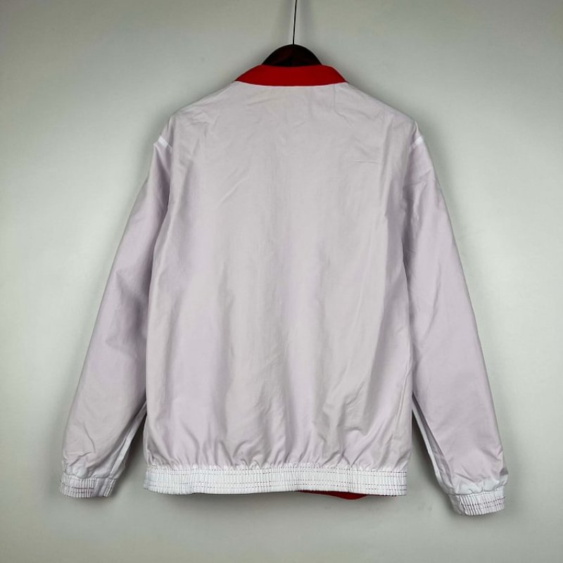2023/2024 Ajax Reversible WindbreakerRed-WhiteSoccer Jersey 1:1 Thai Quality