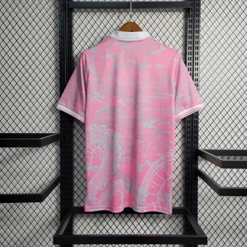 23-24 Real Madrid Chinese Dragon Pink Football Jersey (Pink)