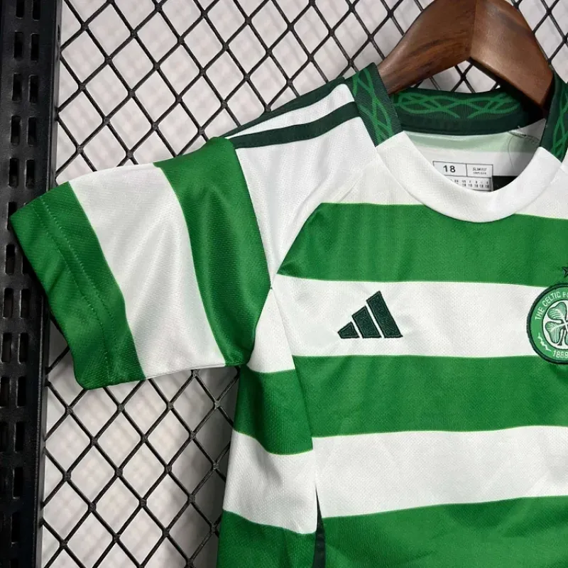 24/25 Celtic Home Football Shirt 1:1 Thai Quality Kids Size