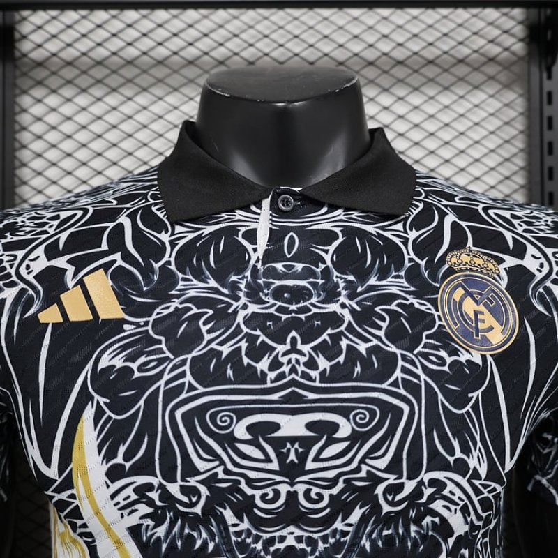2024-2025 Real Madrid Special Edition Player Edition Black Jersey 1:1 Thailand Quality