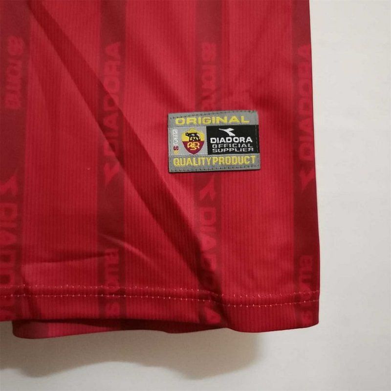 Roma 1999-2000 Retro Home Shirt
