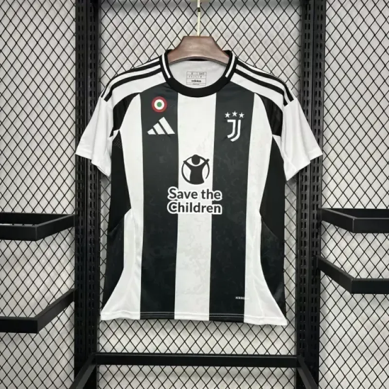 Juventus 24/25 Home Football Jersey (with sponsor)