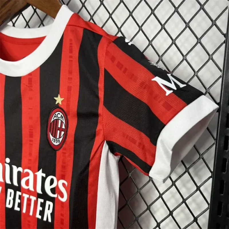 Kids AC Milan Home Jersey 24/25 Football Kit